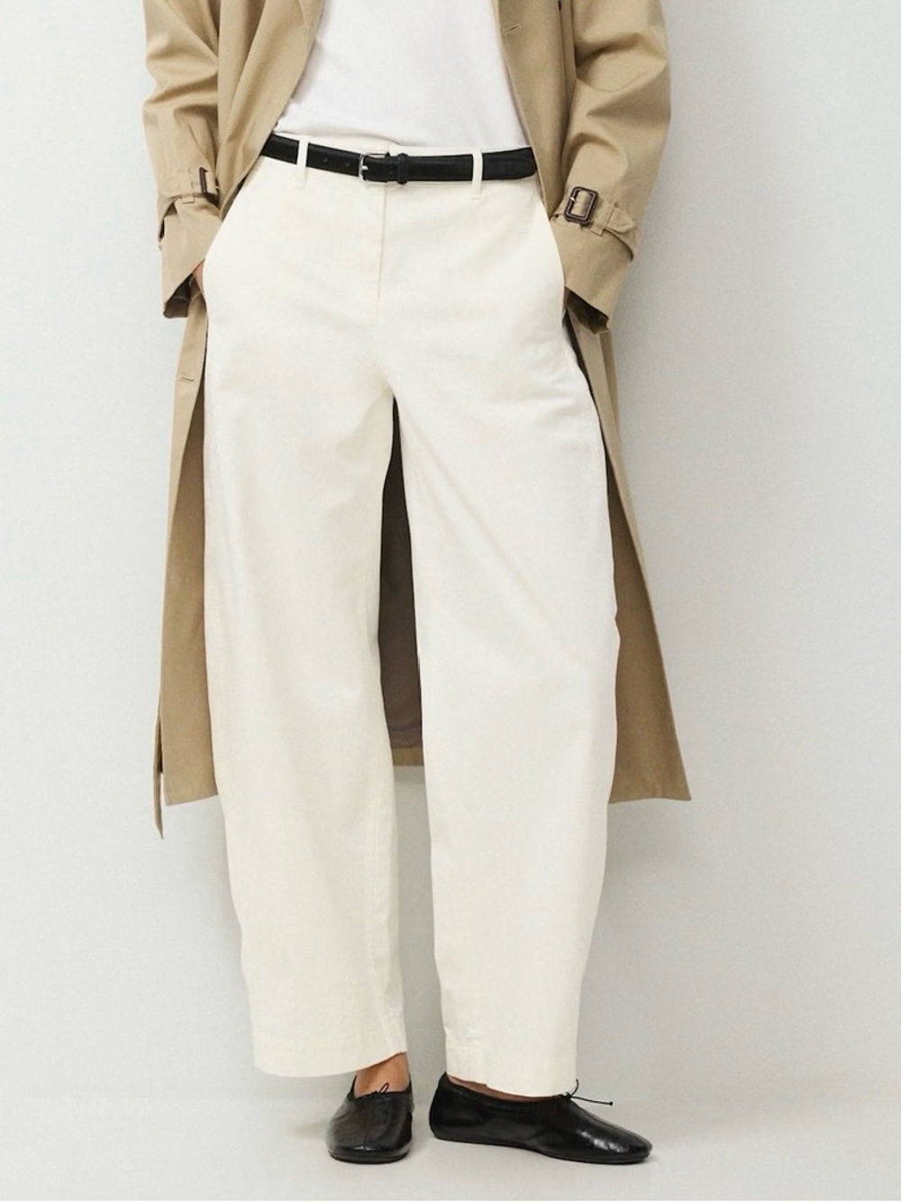 BANANA REPUBLIC Wide-Leg Chino Jeans NWT